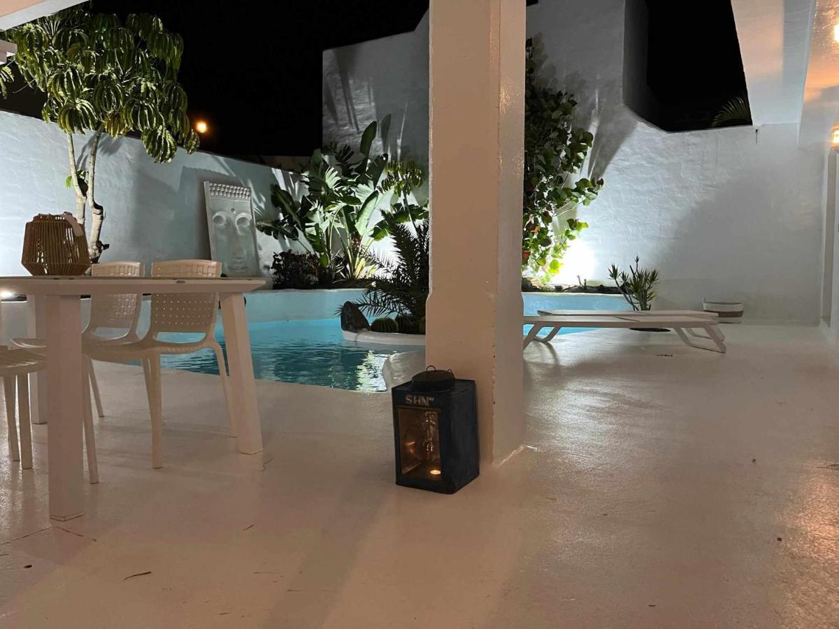 Villa Guajara Piscina Climatiz Jacuzzi Villa 714 Corralejo Extérieur photo